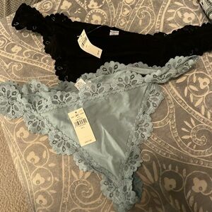 Aerie large thong, soft cotton. Tags on, never worn